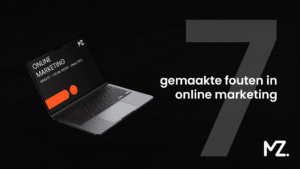 Illustratie van 7 veelgemaakte online marketing fouten door MKB’ers